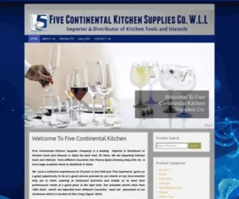 Fivecontinental.com(Five Continental Kitchen Supplies) Screenshot