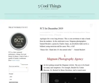 Fivecoolthingsblog.com(5 Cool Things) Screenshot
