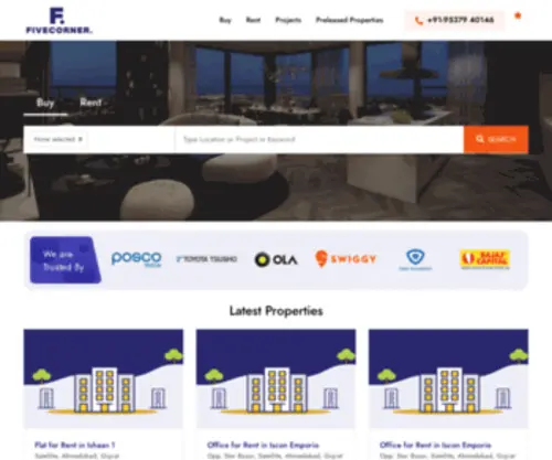 Fivecorner.in(FIVE CORNER Adcon Pvt) Screenshot