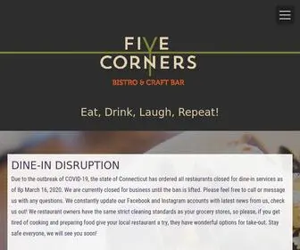 Fivecornersbistro.com(Five Corners Bistro & Craft Bar) Screenshot