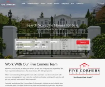 Fivecornersscarsdalerealestate.com(Scarsdale Real Estate) Screenshot