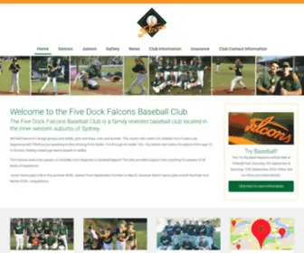 Fivedockfalcons.com.au(Seniors and Juniors) Screenshot