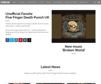 Fivefingerdeathpunch.co.uk(Five Finger Death Punch UK) Screenshot