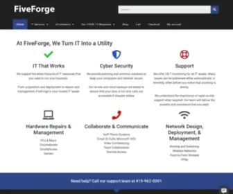 Fiveforge.com(Home) Screenshot