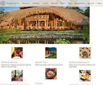Fivelements.org(Balinese healing) Screenshot