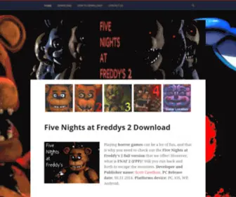 Fivenightsatfreddys2Download.com(Five Nights at Freddys 2 Download Free Full Version) Screenshot