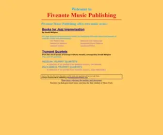 Fivenotemusic.com(5NOTEMUSIC) Screenshot