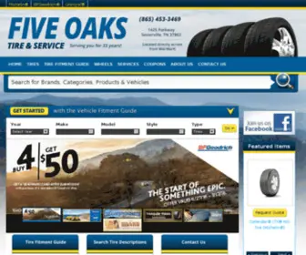 Fiveoakstire.com(Five Oaks Tire & Service Center) Screenshot