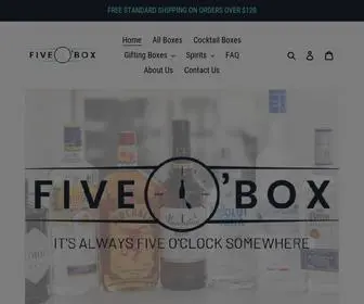 Fiveobox.com.au(Fiveobox) Screenshot