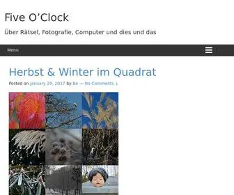 Fiveoclock.de(Five O'Clock) Screenshot