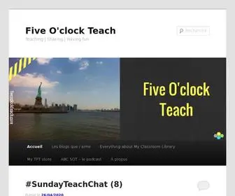 Fiveoclockteach.com(Five O'clock Teach) Screenshot