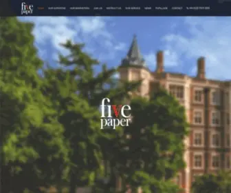 Fivepaper.com(We are a London Barristers Chambers based in Temple. Our barristers at law provide a service) Screenshot