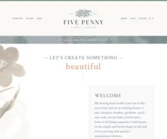 Fivepennyfloral.com(Five Penny Floral in Utah) Screenshot