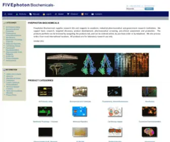 Fivephoton.com(FIVEphoton Biochemicals) Screenshot