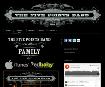 Fivepointsband.com(Fivepointsband) Screenshot