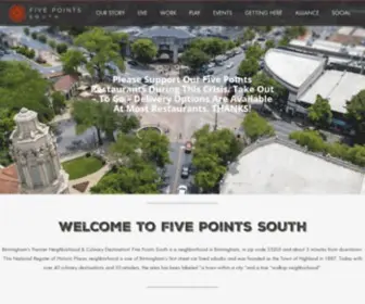 Fivepointsbham.com(Five Points Birmingham) Screenshot