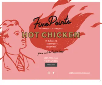 Fivepointshotchicken.com(Five Points) Screenshot