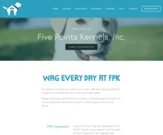 Fivepointskennels.com(Five Points Kennels) Screenshot
