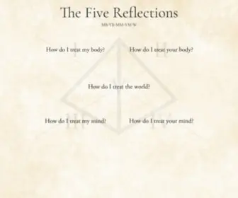 Fivereflections.com(Five Reflections) Screenshot