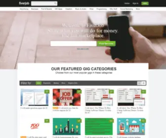 Fiverjob.com(Contact Support) Screenshot