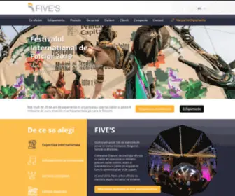 Fives.ro(FIVES INTERNATIONAL) Screenshot