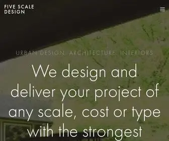 Fivescaledesign.com(FIVE SCALE DESIGN) Screenshot