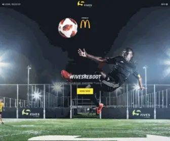 Fivesfutbol.co.za(Fives Futbol) Screenshot