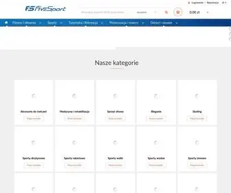 Fivesport.pl(Sklep Sportowy i Turystyczny Online) Screenshot