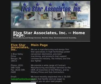 Fivestarassoc.com(Five Star Associates) Screenshot