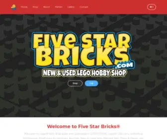 Fivestarbricks.com(New & Used Lego Hobby Shop) Screenshot