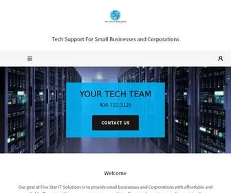 Fivestaritsolutions.com(Five Star IT Solutions) Screenshot