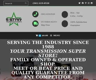 Fivestartransmissionparts.com(Quality Transmission Parts & Supplies) Screenshot