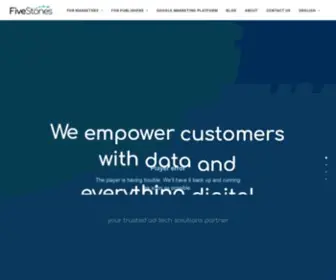 Fivestones.net(Your trusted ad tech solutions partner) Screenshot