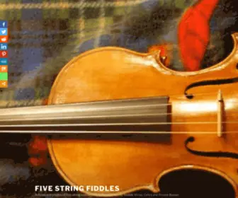 Fivestringfiddles.com(Five String Fiddles) Screenshot