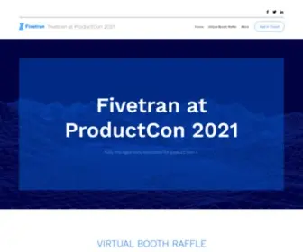 Fivetranevents.com(Fivetran at AWS Summit Online Americas) Screenshot