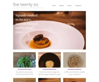 Fivetwentysix.co(A blog on food and cooking by Andrew Berls) Screenshot