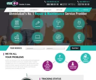 Fix91.in(For Household Services in Ahmedabad) Screenshot