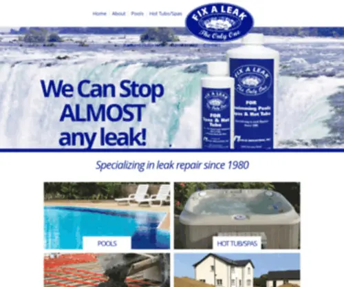 Fixaleak.com(Fix A Leak) Screenshot