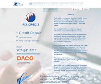 Fixcreditpr.com(Rectificación De Crédito) Screenshot