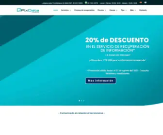 FixData.com.mx(Recuperamos tu información y tu esfuerzo) Screenshot