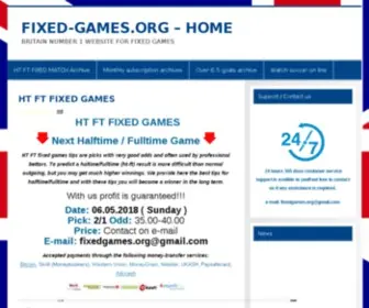 Fixed-Games.org(Premium domain) Screenshot