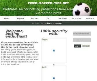 Fixed-Soccer-Tips.net Screenshot