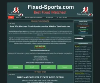 Fixed-Sports.com Screenshot