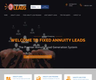 Fixedannuityleads.com(Buy High Quality Annuity Leads Online) Screenshot