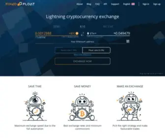 Fixedfloat.com(Instant cryptocurrency exchange) Screenshot