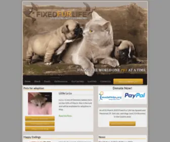 Fixedfurlife.com(Fixed Fur Life) Screenshot