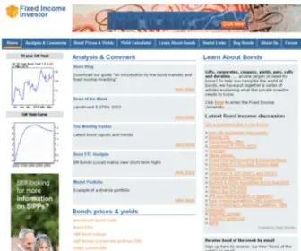 Fixedincomeinvestor.co.uk(Fixed Income Investor) Screenshot