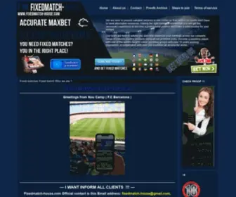 Fixedmatch-House.com(Manipulated) Screenshot