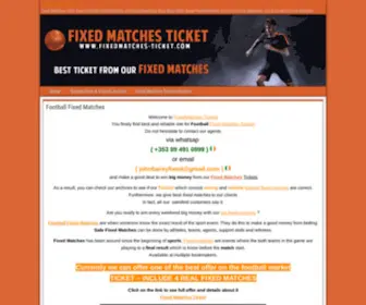 Fixedmatches-Ticket.com Screenshot