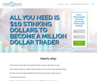 Fixedratio.com(The key to extraordinary success in trading) Screenshot